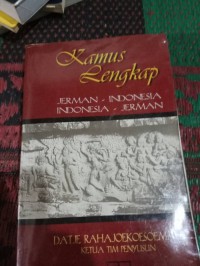 KAMUS LENGKAP JERMAN-INDONESIA INDOSIA-JERMAN