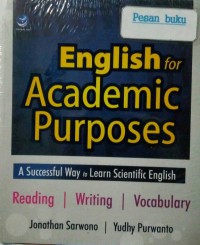 Engish for academic purposes