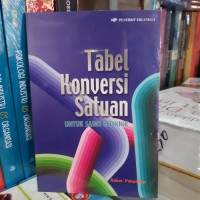 Tabel konversi satuan untuk sains & tehnik