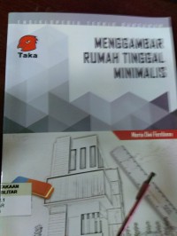 menggambar rumah tinggal minimalis