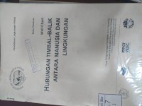 Wall Chart HUBUNGAN TIMBAL-BALIK ANTARA MANUSIA DAN LINGKUNGAN