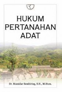 Hukum pertanahan adat