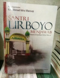 Santri lirboyo menjawab