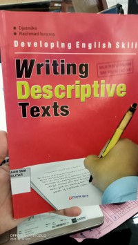 Writing descriptive texts